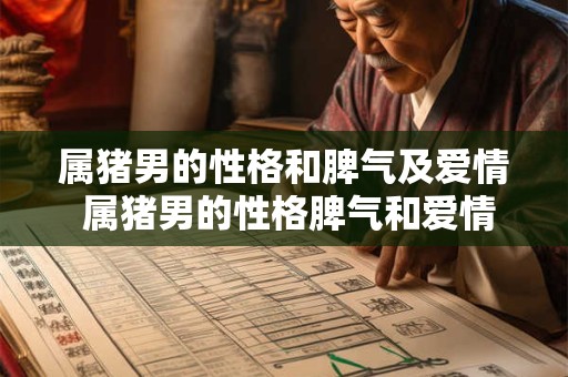 属猪男的性格和脾气及爱情 属猪男的性格脾气和爱情是怎样的 属猪男的性格和脾气及爱情 属猪男的性格脾气和爱情是怎样的