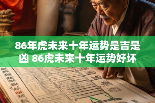 86年虎未来十年运势是吉是凶 86虎未来十年运势好坏如何 86年虎未来十年运势是吉是凶 86虎未来十年运势好坏如何