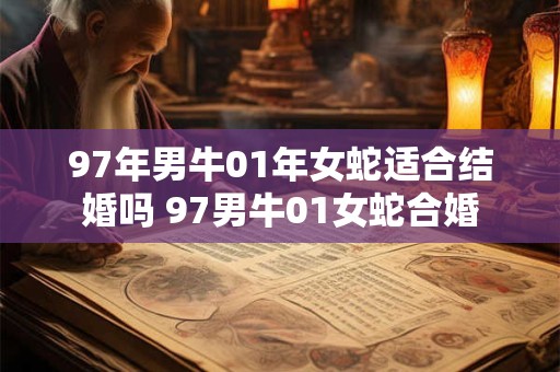 97年男牛01年女蛇适合结婚吗 97男牛01女蛇合婚
