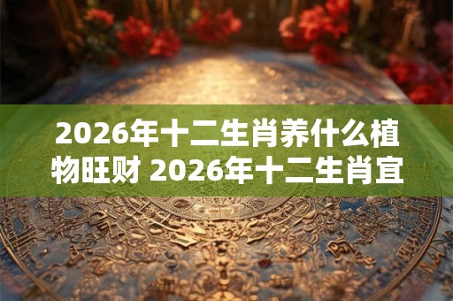 2026年十二生肖养什么植物旺财 2026年十二生肖宜养何种植物旺财