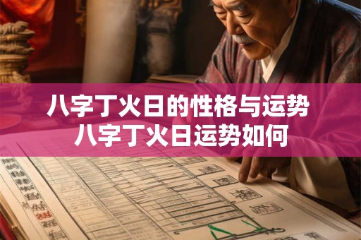 八字丁火日的性格与运势 八字丁火日运势如何 八字丁火日的性格与运势 八字丁火日运势如何