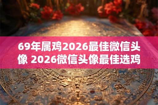 69年属鸡2026最佳微信头像 2026微信头像最佳选鸡69年生的靠谱吗