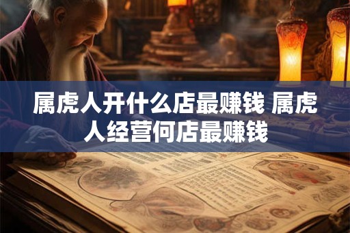 属虎人开什么店最赚钱 属虎人经营何店最赚钱