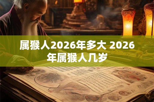 属猴人2026年多大 2026年属猴人几岁 属猴人2026年多大 2026年属猴人几岁