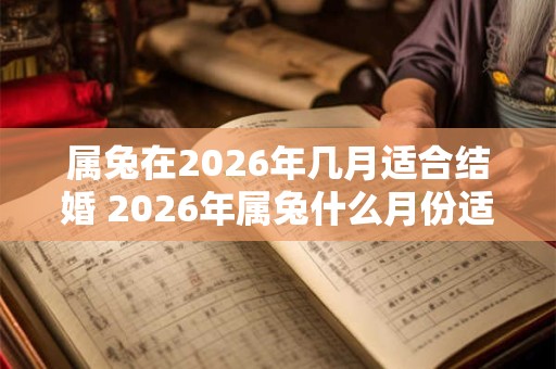属兔在2026年几月适合结婚 2026年属兔什么月份适合结婚