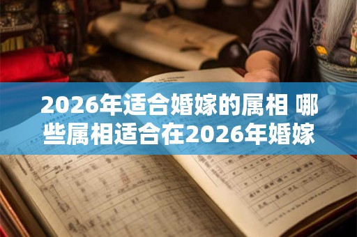 2026年适合婚嫁的属相 哪些属相适合在2026年婚嫁