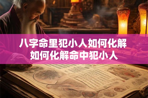 八字命里犯小人如何化解 如何化解命中犯小人 八字命里犯小人如何化解 如何化解命中犯小人