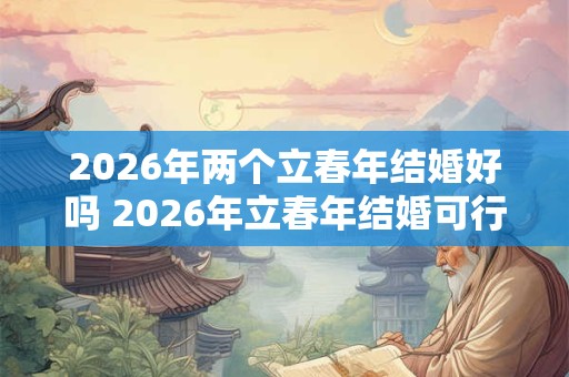 2026年两个立春年结婚好吗 2026年立春年结婚可行吗 2026年两个立春年结婚好吗 2026年立春年结婚可行吗