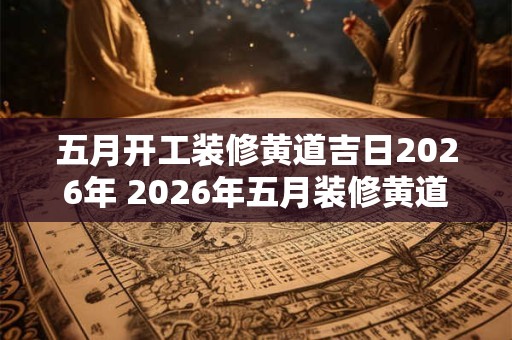 五月开工装修黄道吉日2026年 2026年五月装修黄道吉日