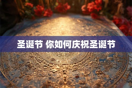 圣诞节 你如何庆祝圣诞节