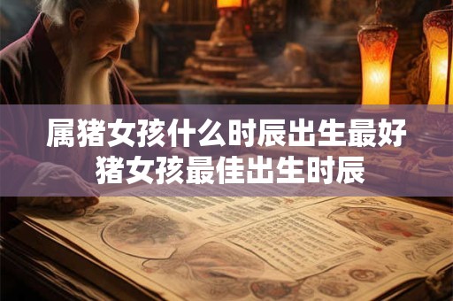 属猪女孩什么时辰出生最好 猪女孩最佳出生时辰