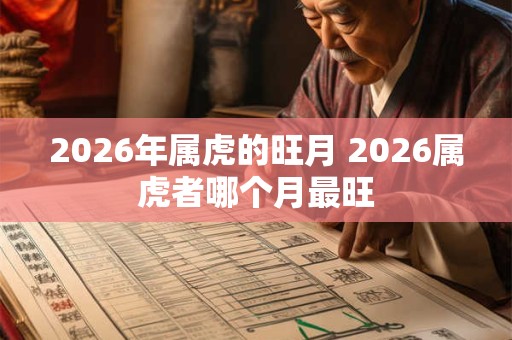 2026年属虎的旺月 2026属虎者哪个月最旺