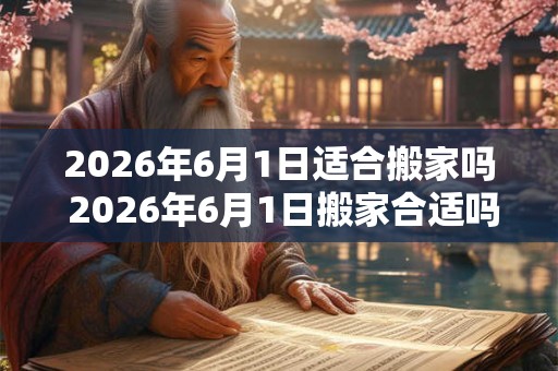 2026年6月1日适合搬家吗 2026年6月1日搬家合适吗