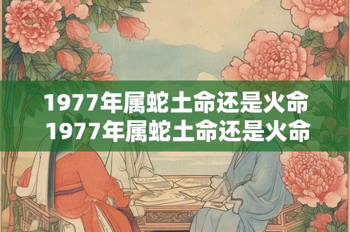 1977年属蛇土命还是火命 1977年属蛇土命还是火命 1977年属蛇土命还是火命 1977年属蛇土命还是火命