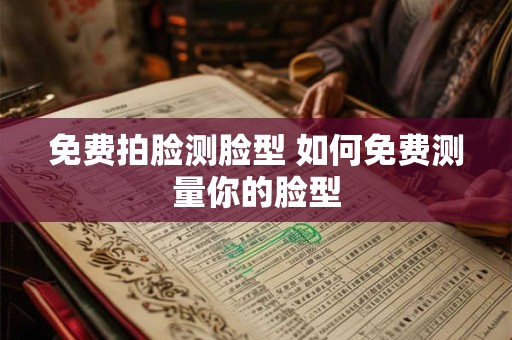 免费拍脸测脸型 如何免费测量你的脸型 免费拍脸测脸型 如何免费测量你的脸型