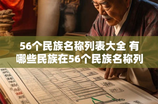 56个民族名称列表大全 有哪些民族在56个民族名称列表大全中被收录 56个民族名称列表大全 有哪些民族在56个民族名称列表大全中被收录