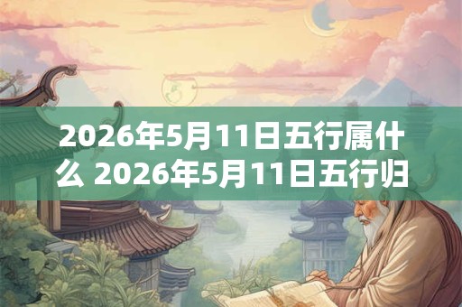 2026年5月11日五行属什么 2026年5月11日五行归属 2026年5月11日五行属什么 2026年5月11日五行归属