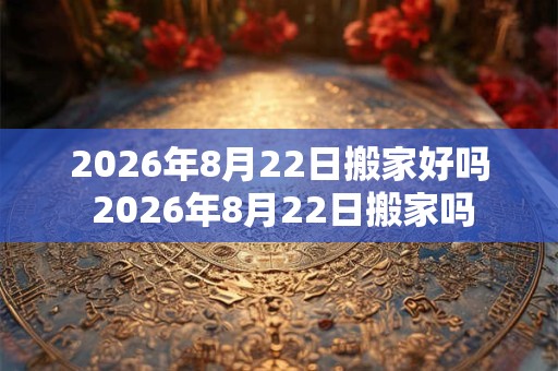 2026年8月22日搬家好吗 2026年8月22日搬家吗