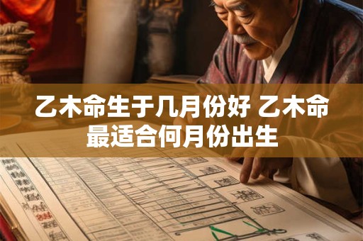 乙木命生于几月份好 乙木命最适合何月份出生 乙木命生于几月份好 乙木命最适合何月份出生