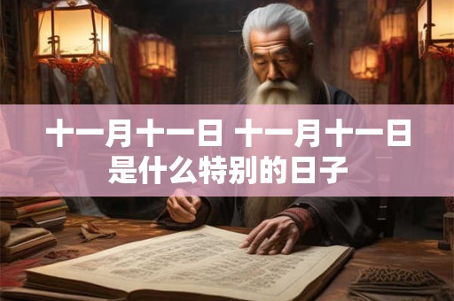 十一月十一日 十一月十一日是什么特别的日子 十一月十一日 十一月十一日是什么特别的日子