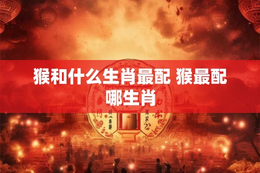 猴和什么生肖最配 猴最配哪生肖 猴和什么生肖最配 猴最配哪生肖