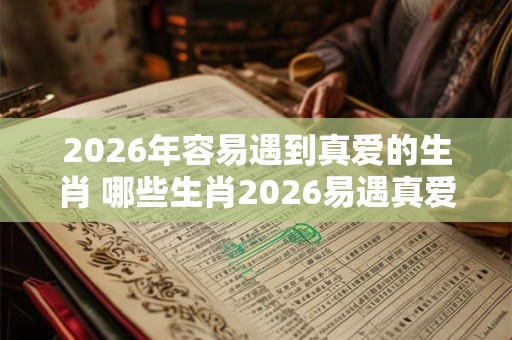 2026年容易遇到真爱的生肖 哪些生肖2026易遇真爱 2026年容易遇到真爱的生肖 哪些生肖2026易遇真爱
