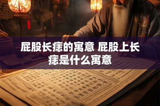 屁股长痣的寓意 屁股上长痣是什么寓意