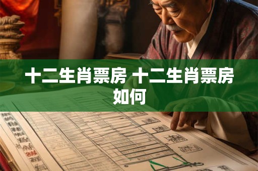 十二生肖票房 十二生肖票房如何 十二生肖票房 十二生肖票房如何