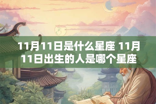 11月11日是什么星座 11月11日出生的人是哪个星座 11月11日是什么星座 11月11日出生的人是哪个星座