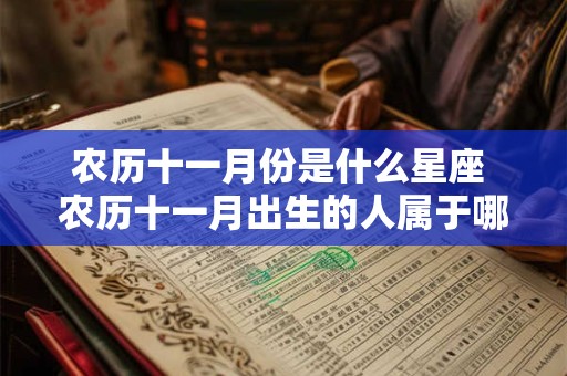 农历十一月份是什么星座 农历十一月出生的人属于哪个星座