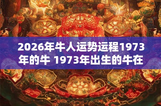 2026年牛人运势运程1973年的牛 1973年出生的牛在2026年的运势如何 2026年牛人运势运程1973年的牛 1973年出生的牛在2026年的运势如何