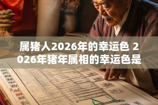 属猪人2026年的幸运色 2026年猪年属相的幸运色是什么 属猪人2026年的幸运色 2026年猪年属相的幸运色是什么