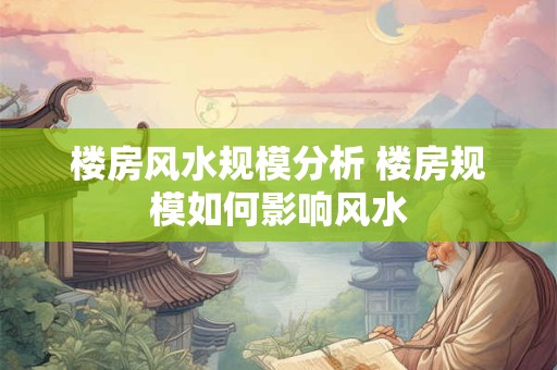 楼房风水规模分析 楼房规模如何影响风水 楼房风水规模分析 楼房规模如何影响风水