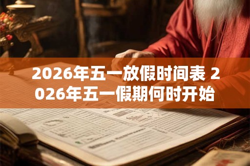 2026年五一放假时间表 2026年五一假期何时开始 2026年五一放假时间表 2026年五一假期何时开始