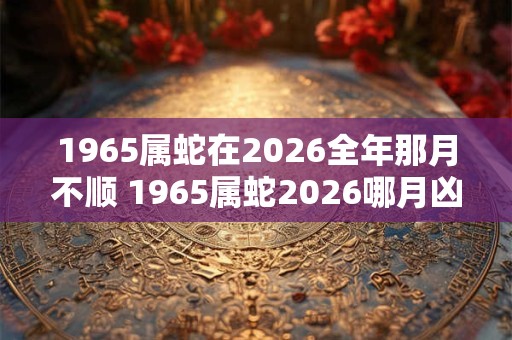 1965属蛇在2026全年那月不顺 1965属蛇2026哪月凶煞降临 1965属蛇在2026全年那月不顺 1965属蛇2026哪月凶煞降临