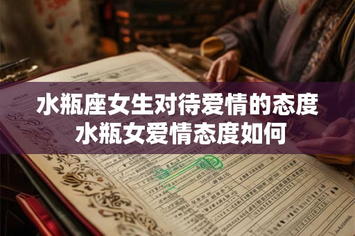 水瓶座女生对待爱情的态度 水瓶女爱情态度如何 水瓶座女生对待爱情的态度 水瓶女爱情态度如何