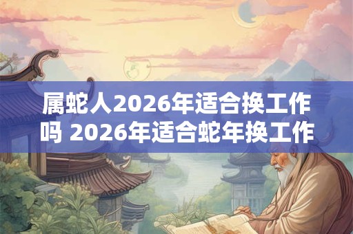 属蛇人2026年适合换工作吗 2026年适合蛇年换工作吗 属蛇人2026年适合换工作吗 2026年适合蛇年换工作吗