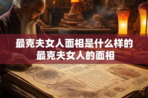 最克夫女人面相是什么样的 最克夫女人的面相 最克夫女人面相是什么样的 最克夫女人的面相