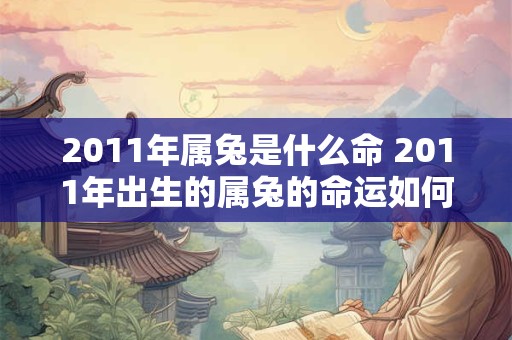 2011年属兔是什么命 2011年出生的属兔的命运如何