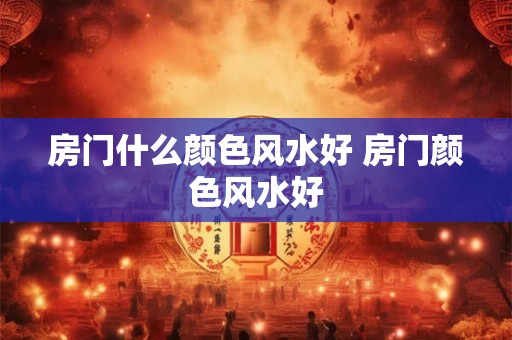 房门什么颜色风水好 房门颜色风水好