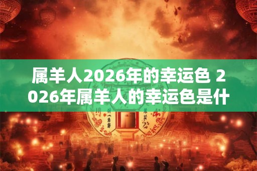 属羊人2026年的幸运色 2026年属羊人的幸运色是什么 属羊人2026年的幸运色 2026年属羊人的幸运色是什么