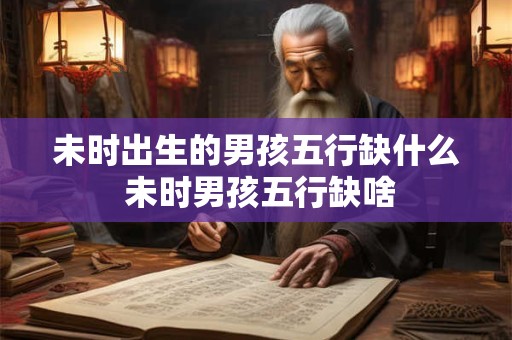 未时出生的男孩五行缺什么 未时男孩五行缺啥