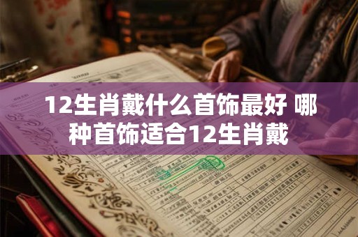 12生肖戴什么首饰最好 哪种首饰适合12生肖戴