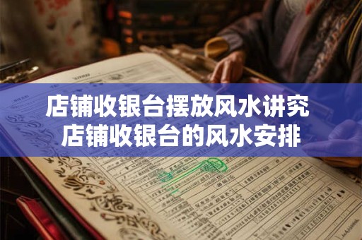 店铺收银台摆放风水讲究 店铺收银台的风水安排
