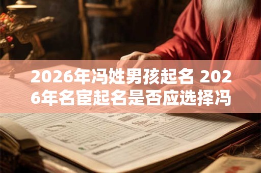 2026年冯姓男孩起名 2026年名宦起名是否应选择冯姓