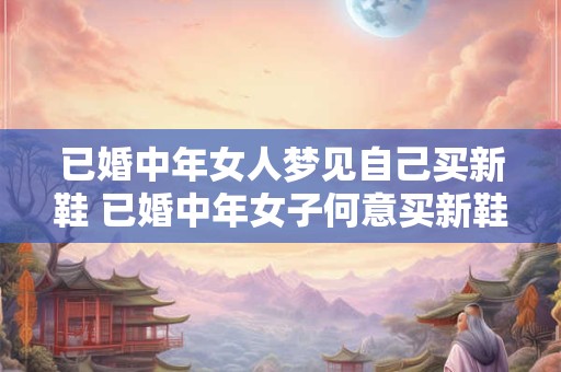 已婚中年女人梦见自己买新鞋 已婚中年女子何意买新鞋 已婚中年女人梦见自己买新鞋 已婚中年女子何意买新鞋