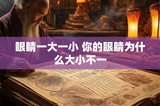 眼睛一大一小 你的眼睛为什么大小不一 眼睛一大一小 你的眼睛为什么大小不一