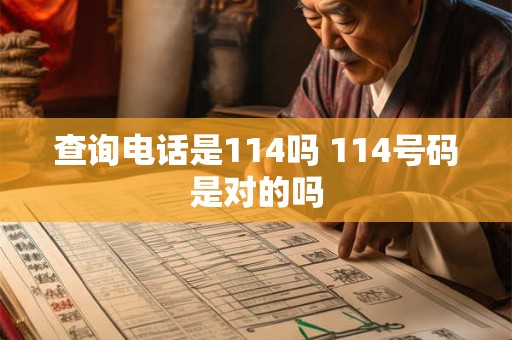 查询电话是114吗 114号码是对的吗 查询电话是114吗 114号码是对的吗