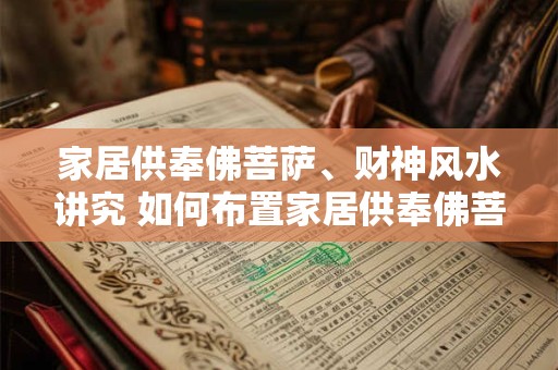 家居供奉佛菩萨、财神风水讲究 如何布置家居供奉佛菩萨财神风水
