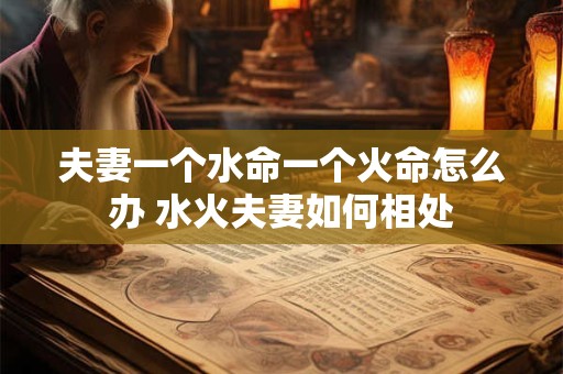 夫妻一个水命一个火命怎么办 水火夫妻如何相处 夫妻一个水命一个火命怎么办 水火夫妻如何相处